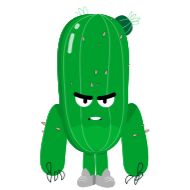 Sticker Wild Cactus @stickersb2b - 0