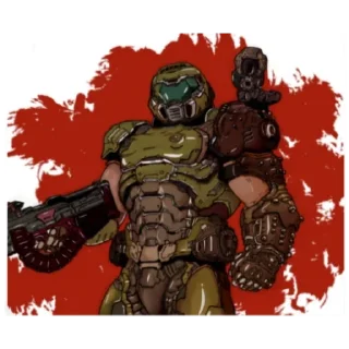 Sticker DOOM SLAYER sticker pack - 5