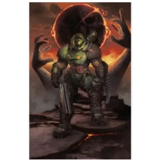 Sticker DOOM SLAYER sticker pack - 9