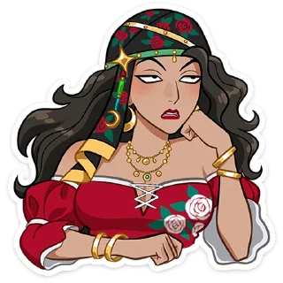 Sticker Сабина от @TgSticker - 3