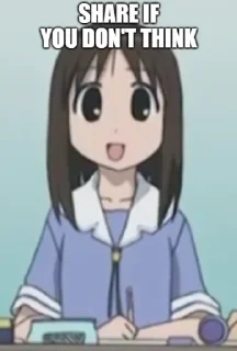 Sticker Azumanga Daioh by @Dzha_Bog and Mykhailo - 0