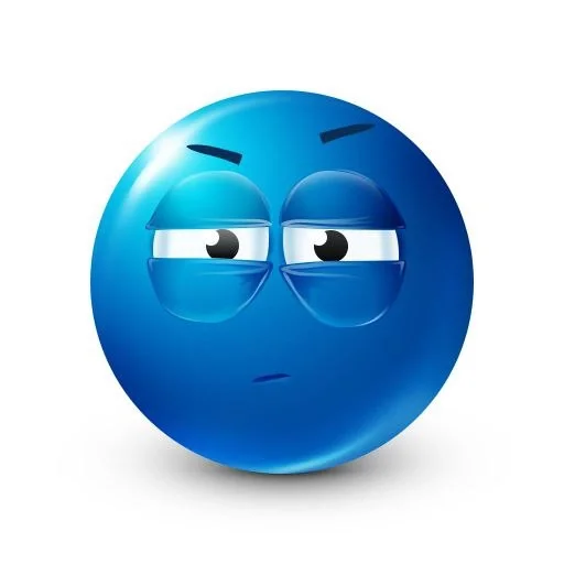 ball ball electric blue emoticon