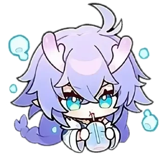 Стикер Chibies3 | @honkaistarmedia - 9