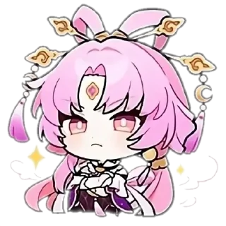 Стикер Chibies3 | @honkaistarmedia - 6