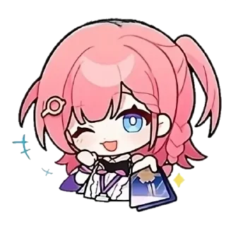 Стикер Chibies3 | @honkaistarmedia - 7