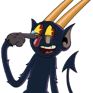 Стикер The Devil Cuphead show - 9