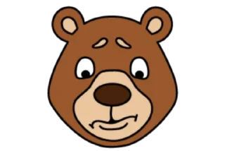 Sticker Дурак Онлайн. Медведь - 0