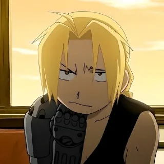 Sticker Стальной алхимик @anime_stickerr - 0
