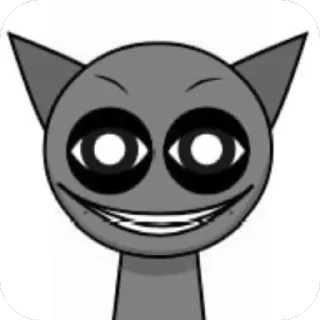Стикер GRAY - SPRUNKI (( @sllowa )) - 0
