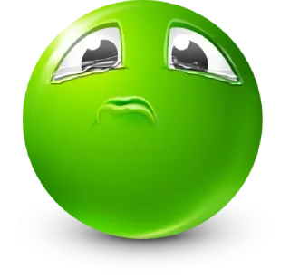 Стикер Green Face Emoji @TgEmojis - 0