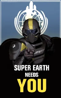 Sticker Helldivers - 0