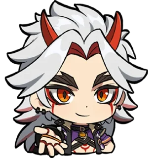 Sticker Картины Паймон: Часть III | @genshin_impact_ru_off - 0
