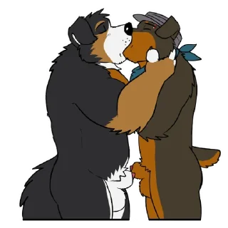 Sticker Lucas the Bernese and Friends @LucasReturns - 0