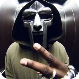 Стикер MF DOOM • @Earth928B - 6