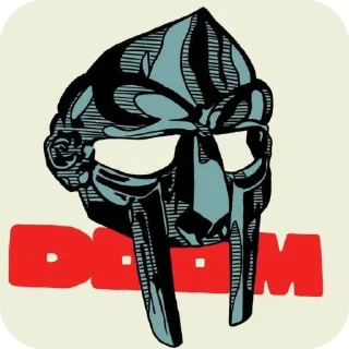 Стикер MF DOOM • @Earth928B - 4