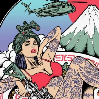 Sticker MILITARY+ - 0