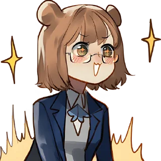 Стикер Мерида @anime_stickerr - 4