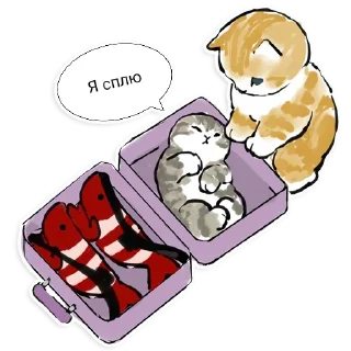 Стикер Коты Mofu Sand (ET ed.) - 6