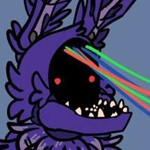 Стикер Withered Bonnie @fnaf9stikers :: @fStikBot - 10