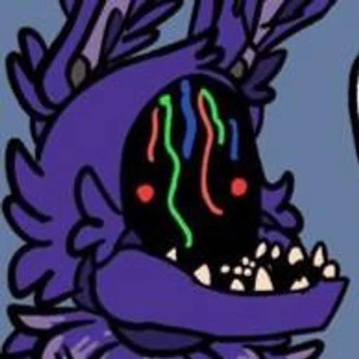 Стикер Withered Bonnie @fnaf9stikers :: @fStikBot - 5