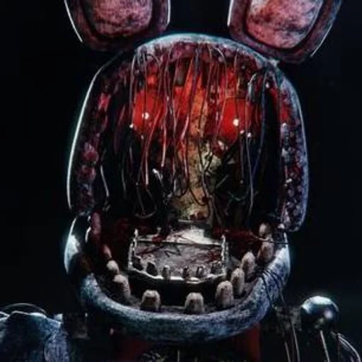 Стикер Withered Bonnie @fnaf9stikers :: @fStikBot - 2
