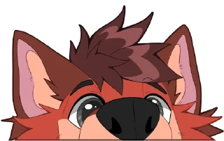 Стикер OneShotFox - by @SukariDragon - 7