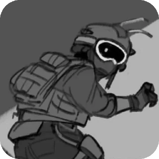 Sticker ROACH! CoD - 10