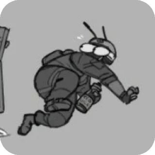 Sticker ROACH! CoD - 5