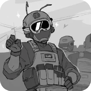Sticker ROACH! CoD - 3