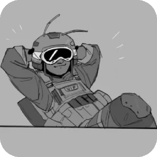 Sticker ROACH! CoD - 7