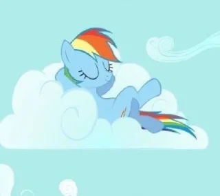 Стикер Rainbow | @MyLittlePony_bots - 6