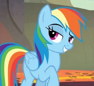 Стикер Rainbow | @MyLittlePony_bots - 7