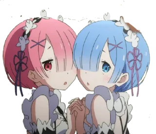 Sticker Re:Zero @EIIeLawliet, @AnimePicturesAMV - 4
