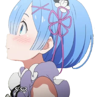 Sticker Re:Zero @EIIeLawliet, @AnimePicturesAMV - 8