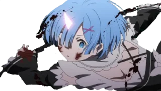 Sticker Re:Zero @EIIeLawliet, @AnimePicturesAMV - 3
