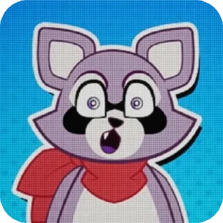 Стикер Rembly the raccoon - 4 Стикер Rembly the raccoon - 4