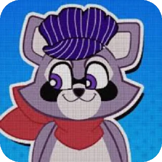 Стикер Rembly the raccoon - 3 Стикер Rembly the raccoon - 3