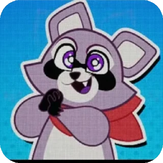 Стикер Rembly the raccoon - 9 Стикер Rembly the raccoon - 9