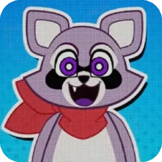 Стикер Rembly the raccoon - 2 Стикер Rembly the raccoon - 2