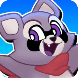 Стикер Rembly the raccoon - 11 Стикер Rembly the raccoon - 11