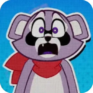 Стикер Rembly the raccoon - 8 Стикер Rembly the raccoon - 8