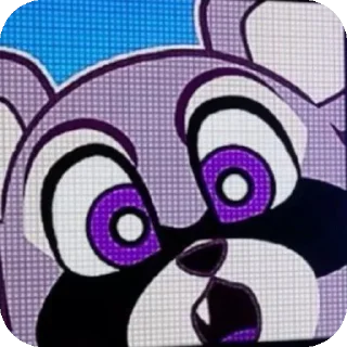 Стикер Rembly the raccoon - 7 Стикер Rembly the raccoon - 7