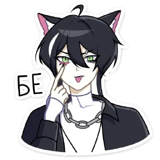 Sticker Рен @vkspoilertg - 0