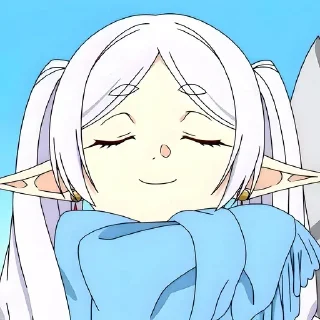 Стикер Фрирен @anime_sticks - 5