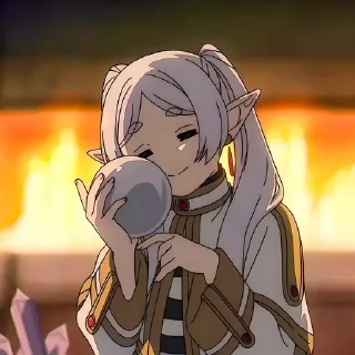 Стикер Фрирен @anime_sticks - 10