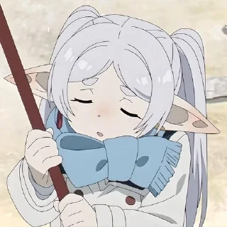 Стикер Фрирен @anime_sticks - 3