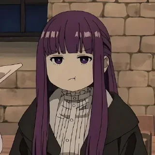 Стикер Фрирен @anime_sticks - 8