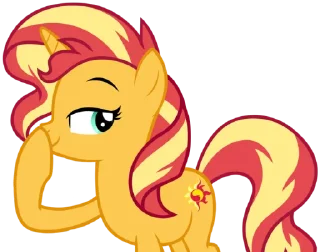 Стикер Sunset | @MyLittlePony_bots - 6