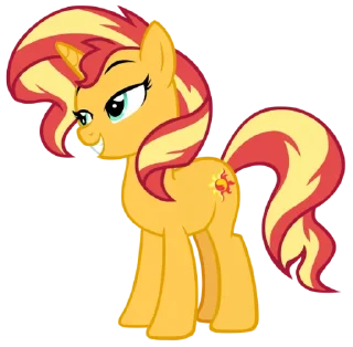 Стикер Sunset | @MyLittlePony_bots - 3