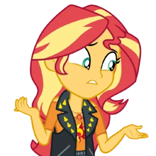 Стикер Sunset | @MyLittlePony_bots - 9